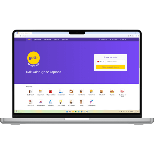 Getir Yemek Entegrasyonu, Getir pazaryeri entegrasyonu